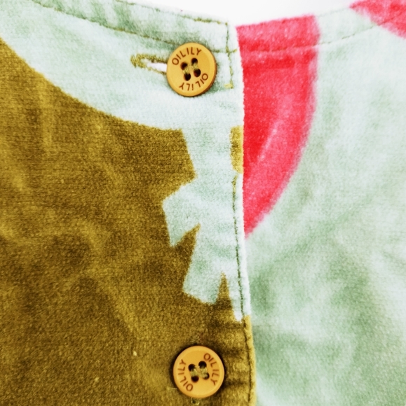 Oilily Graphic Velvet Sleeveless Dress - Picture 11 of 13